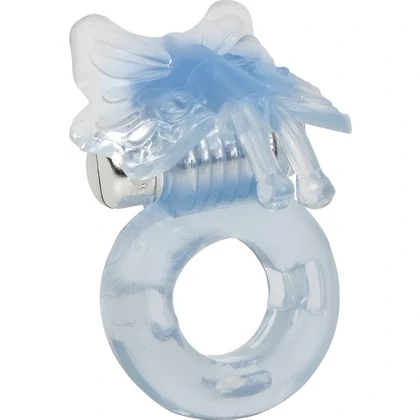 Inel Penis Basic Essentials Butterfly Enhancer Albastru