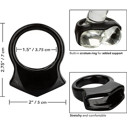 Inel Penis COLȚ Snug Grip Negru