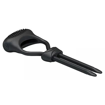 Inel Penis Cu Vibrații Pretty Love Curtis Negru