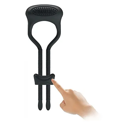 Inel Penis Cu Vibrații Pretty Love Curtis Negru