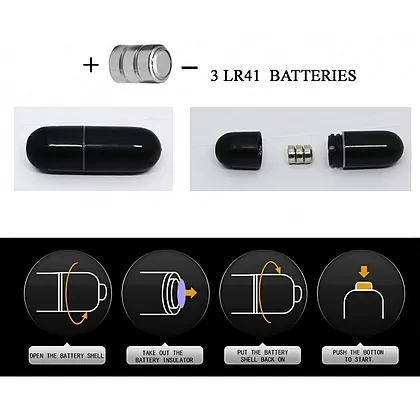 Inel Penis Cu Vibrații Pretty Love Locker Negru