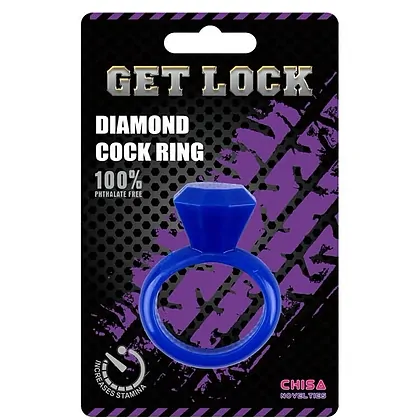 Inel Penis Diamond Albastru