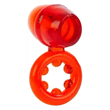 Inel Penis Dual Support Magnum Roșu