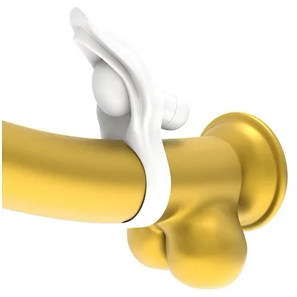 Inel Penis Power Clitoris Silicone Alb