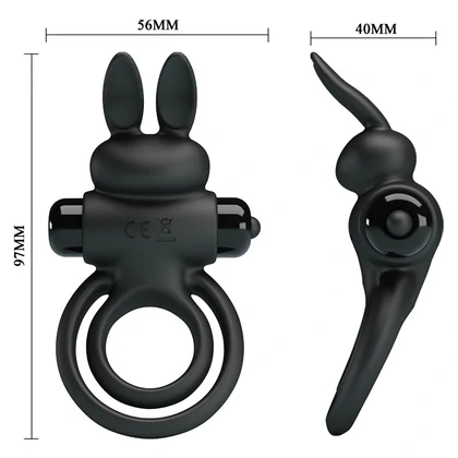Inel Penis Pretty Love Vibrant 3 cu Stimulare Clitoridiană