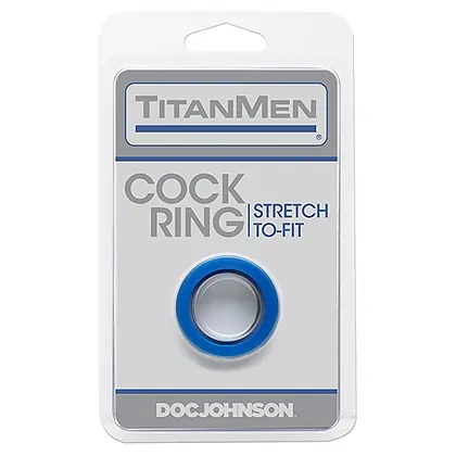 Inel Penis Titanmen Albastru