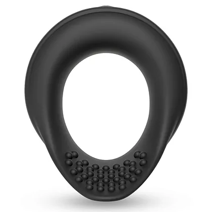 Inel Vibrant Rebel — 10 Moduri, Reîncărcabil, Discret Negru