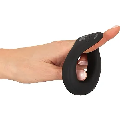 Inel Vibrant Rebel — 10 Moduri, Reîncărcabil, Discret Negru