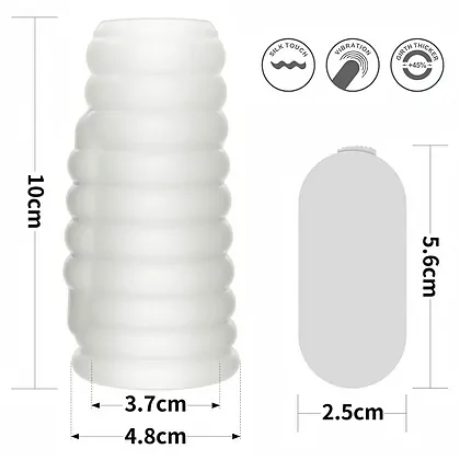 Inel Vibrator Lovetoy Knights Ring Alb