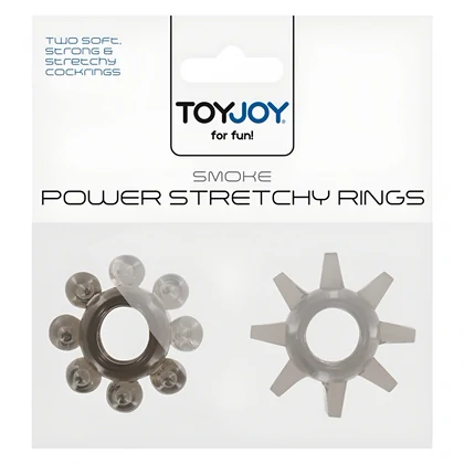 Inele Penis Power Stretchy 2buc Gri