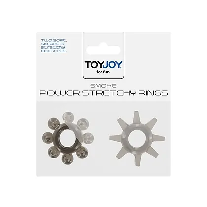 Inele Penis Power Stretchy 2Pcs Gri