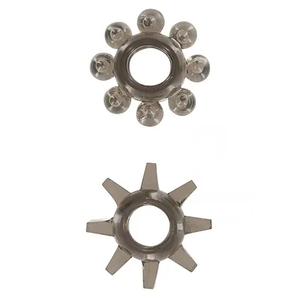 Inele Penis Power Stretchy 2Pcs Gri
