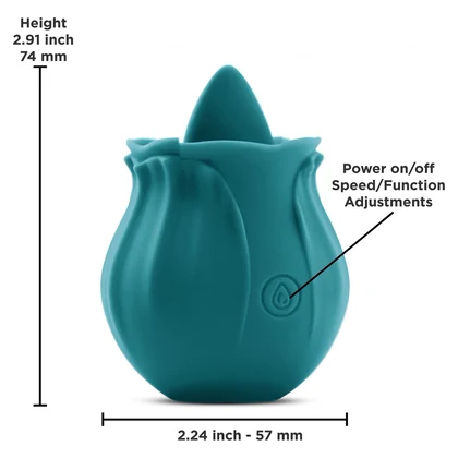 INYA The Kiss - Stimulator Clitoral Reîncărcabil Verde