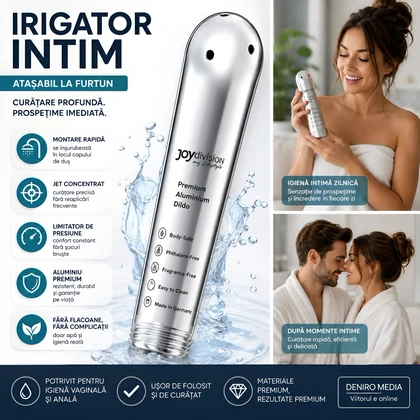 Irigator Intim Aluminium Argintiu