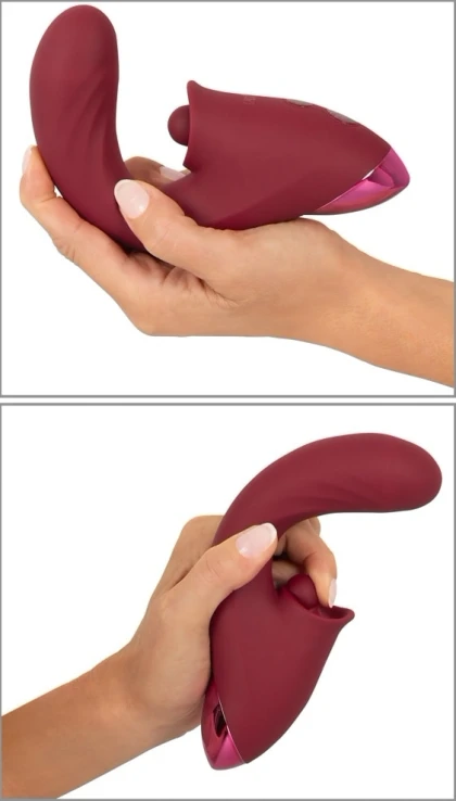 JAVIDA 3 Funcții — Vibrator cu împingere, 10 Moduri Roșu