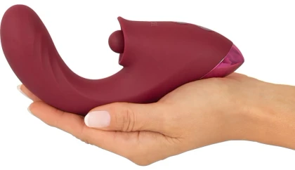 JAVIDA 3 Funcții — Vibrator cu împingere, 10 Moduri Roșu