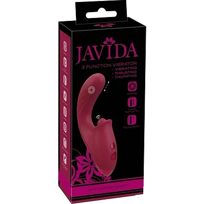 JAVIDA 3 Funcții — Vibrator cu împingere, 10 Moduri