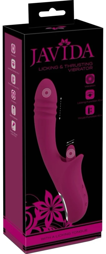 JAVIDA Licking Thrusting 10 Moduri Turbo Reîncărcabil Mov