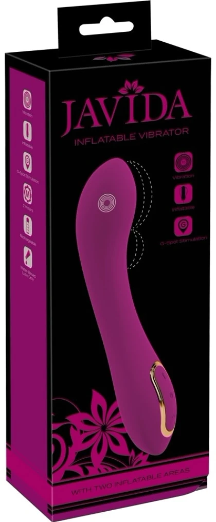 JAVIDA Vibrator Gonflabil pentru Punctul G, 10 Moduri Mov