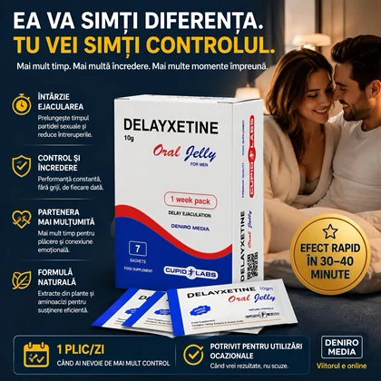 Jeleu Ejaculare Precoce Delayxetine 7 plicuri