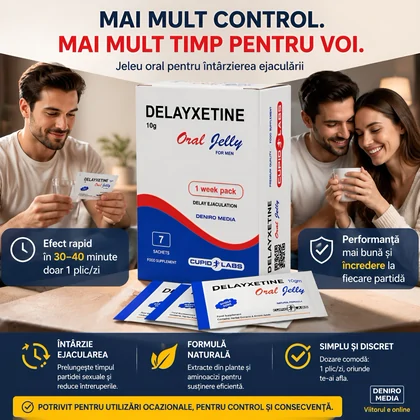Jeleu Ejaculare Precoce Delayxetine 7 plicuri