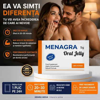 Jeleu Erecție Rapidă Menagra 2 pliculețe