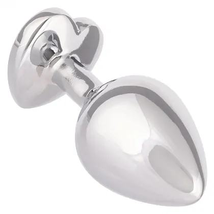 Jewel Large Ruby Heart Plug Rosu