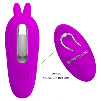 Josephine Vibrator Dublu Pentru Punctul G și Clitoris Mov