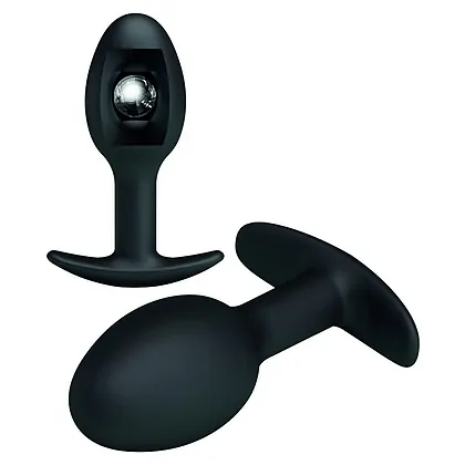 Jucărie Erotică Cu Bile Anale Silicon Negru