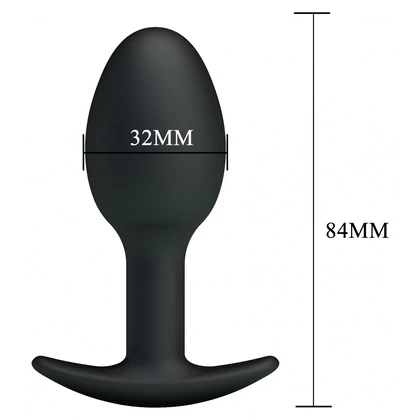 Jucărie Erotică Cu Bile Anale Silicon Negru