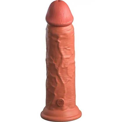 KCE 8 Dildo silicon Dual-density Tan, Ventuză Puternică