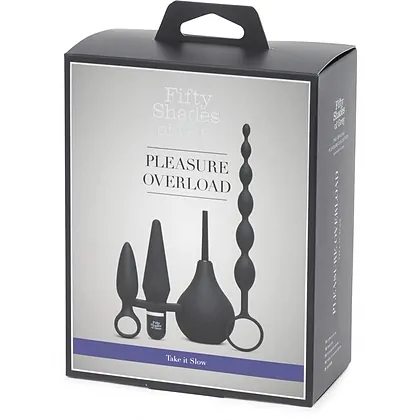 Kit Plug Anal Starter Pleasure Overload Negru