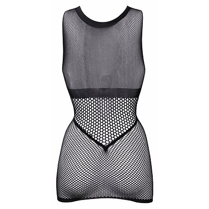 Le Désir Duo Net Open Cup Mini Dress Negru S-L