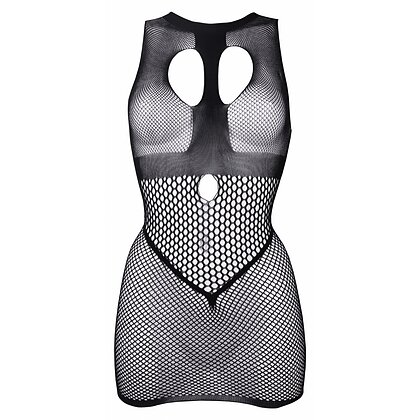Le Désir Duo Net Open Cup Mini Dress Negru S-L