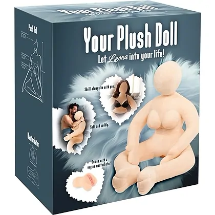 Leona Plush – Păpușă Pluș 70 cm cu Insert TPE Inclus