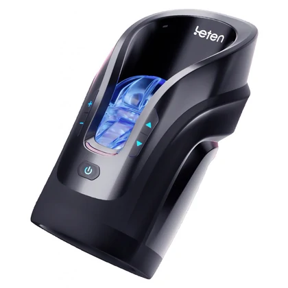 Leten King Of Pleasure Masturbator Automat cu Aspirație Negru