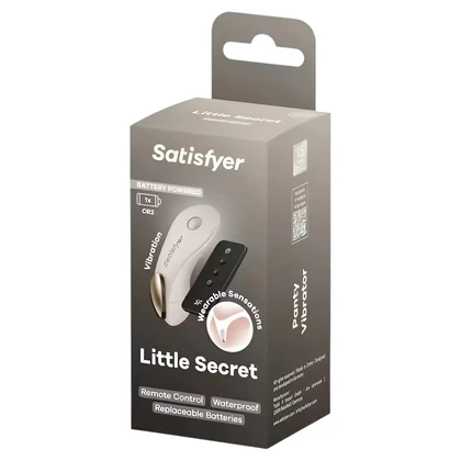 Little Secret Vibrator Pentru Chiloți Satisfyer Gri