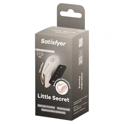 Chiloți Vibratori Satisfyer Little Secret cu Telecomandă Gri