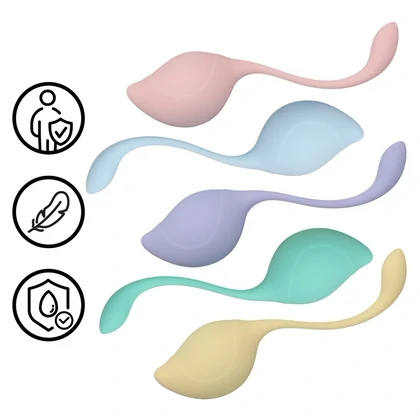 Loveline Pelvic Stem – Kit Kegel 5 Greutăți Discret Multicolor