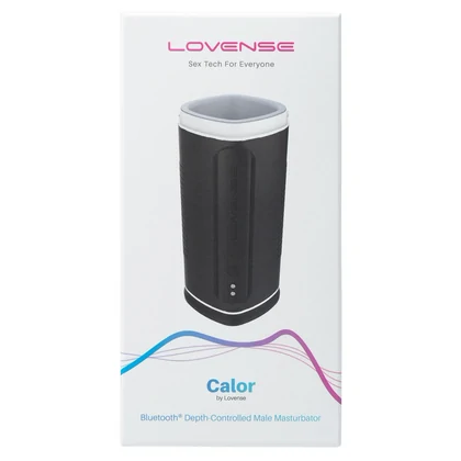 Lovense Calor Depth-Controlled Male Masturbator Alb