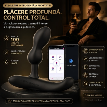 Vibrator Prostatic Lovense Edge 2 pentru Prostată și Perineu