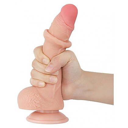 LoveToy Dildo Sliding-Skin 19.5 cm, Ø 3.5 cm - Realist