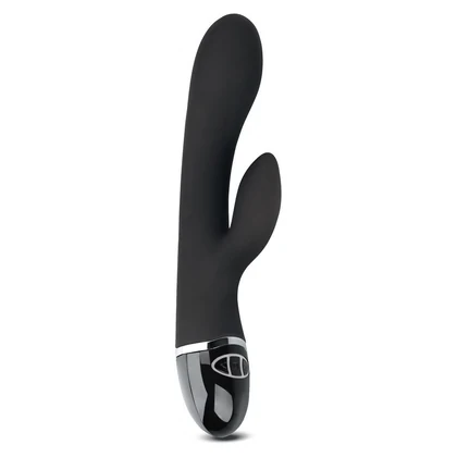 Lovetoy O-Sensual Clit Duo Climax, Vibrator 21 cm Negru