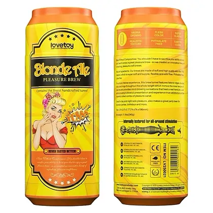 LoveToy Pleasure Brew Blond Ale – Masturbator Compact