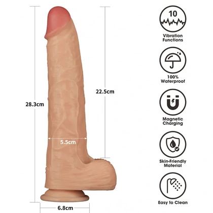 Lovetoy Power Basics Vibrator Realist 10 Moduri Reîncărcabil
