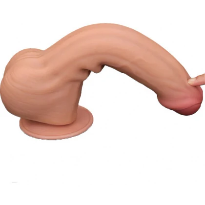 Lovetoy Realist Dual Layer 29 cm – Ventuză Puternică