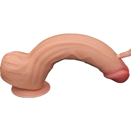 Lovetoy Realist TPE Dublu Strat 31 cm – Ventuză Puternică