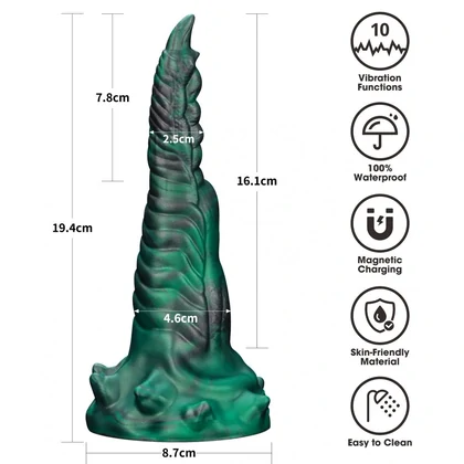 Lovetoy Savage Charm Double Claw 10 Moduri Reîncărcabil Verde