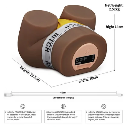 LoveToy Sensation Pulse — 3 Viteze, 7 Vibrații, Negru 19.7 cm