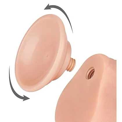 LoveToy Sliding Skin 18,3 cm — Realist, Ventuză Detașabilă